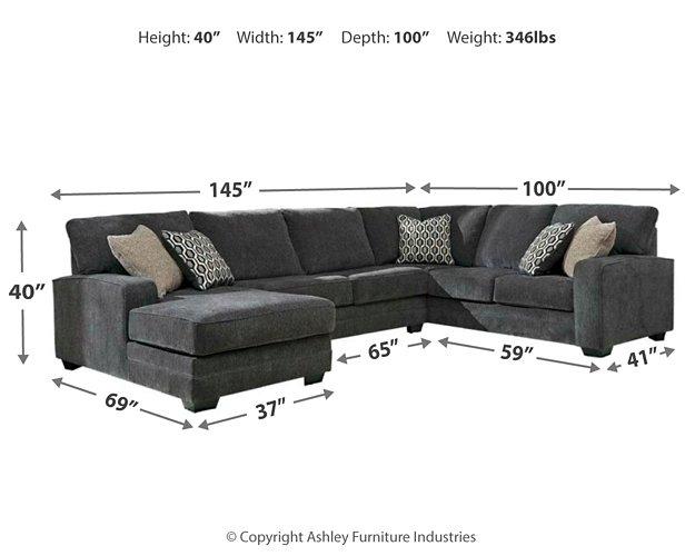 Tracling 3-Piece Sectional with Chaise