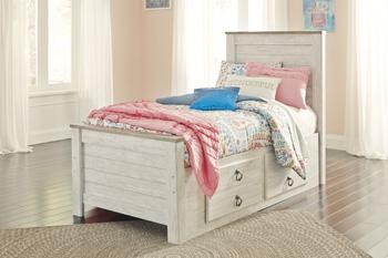 Willowton Bed with 2 Storage Drawers