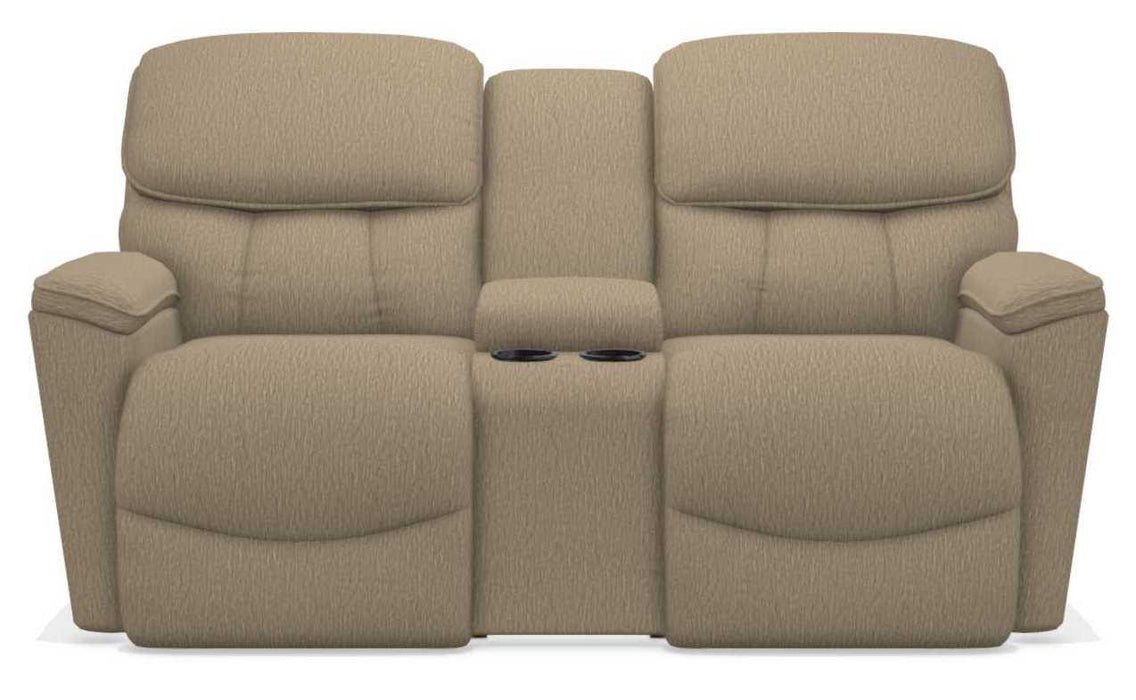 La-Z-Boy Kipling Driftwood Power Reclining Loveseat With Headrest and Console image