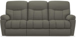 La-Z-Boy Morrison Silver La-Z-Time Power-Reclineï¿½ With Power Headrest Full Reclining Sofa image